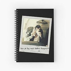 Mens Bill Skarsgard Gift For Birthday Spiral Notebook