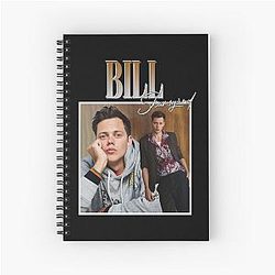 Day Bill Skarsgard Graphic Spiral Notebook for a Fan