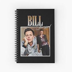 Men, Women, Bill Skarsgard Gifts for Music Fans Notebook