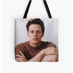 Bill Skarsgard Over Print Tote Bag