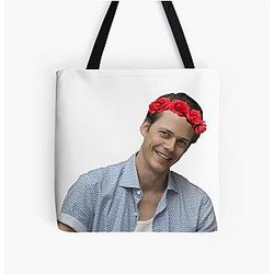 Bill Skarsgard Waterlily Crown All Over Print Tote Bag