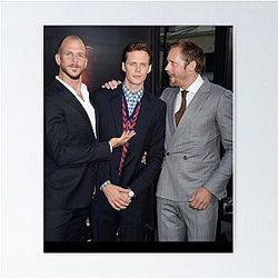 Gift For Men Bill Skarsgard And His Brother Gifts For Fan Poster