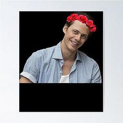 People Call Me Bill Skarsgard Flower Crown Gift For Movie Fans Poster