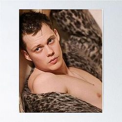 Bill Skarsgård Cute Poster