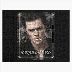 Anniversary Gift Portrait for Music Fan Jigsaw Puzzle with Bill Skarsgard