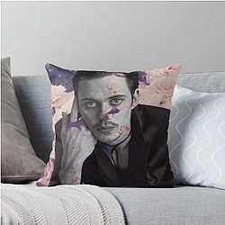Bill Skarsgard - The Phantom of the Opera or Flower Prince Series Throw Pillow