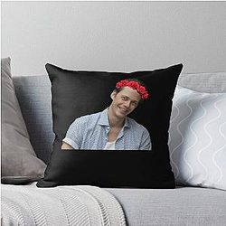 People Call Me Bill Skarsgard Flower Crown Gift for Movie Fans Throw Pillow