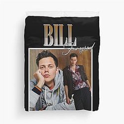 Men's Bill Skarsgard Gifts for Music Fans Duvet Cover