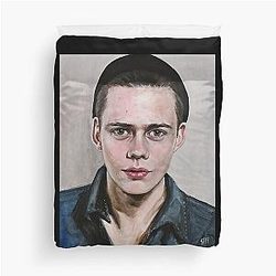 Gifts for Men Bill Skarsgard Black Beanie Gift Fans Duvet Cover