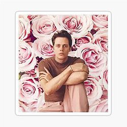 Bill Skarsgard Flower Prince Series III Sticker