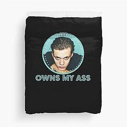 Funny Bill Skarsgard owns my Ass Classic Fan Duvet Cover