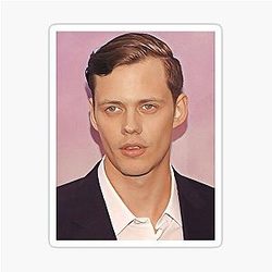 Bill Skarsgard Portrait Sticker