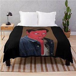 Day Gift for Bill Skarsgard Throw Blanket