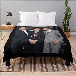 Gift For Men Bill Skarsgard and His Brothers Gift For Fan Throw Blanket