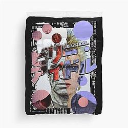 Billy Idol Kanji Duvet Cover
