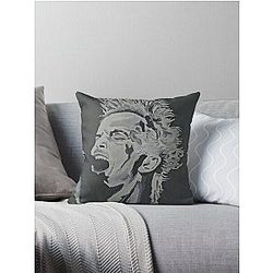 Billy Idol Throw Pillow