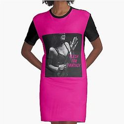 Flesh for Fantasy - Billy Idol Graphic T-Shirt Dress
