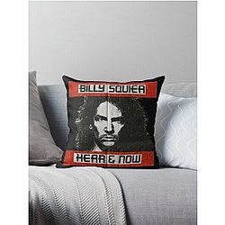 Billy Squier Throw Pillow