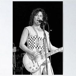 Billy Squier - BW Photograph Poster