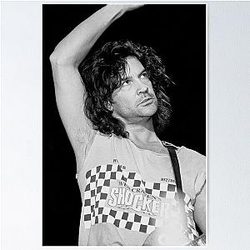 Billy Squier - BW Photograph Poster