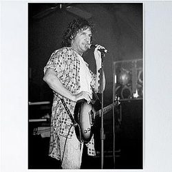 Billy Squier - BW Photograph Poster