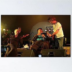 Billy Squier and James Cotton - Photograph Poster