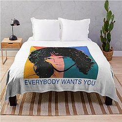 Billy Squier Everybody  Throw Blanket