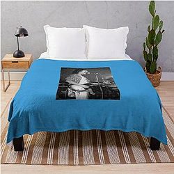 Billy Squier BW Photographer 1 Throw Blanket