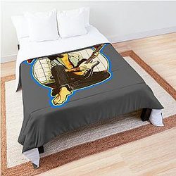 billy squier 1970s Classic vintage Custom Art Comforter