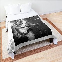Billy Squier BW Photograph Comforter