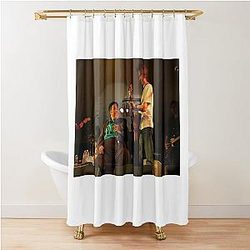 Billy Squier and James Cotton - Photograph Shower Curtain
