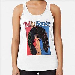 Billy Squier  Racerback Tank Top