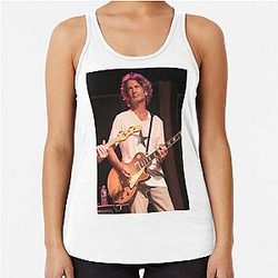 Billy Squier Photograph Racerback Tank Top