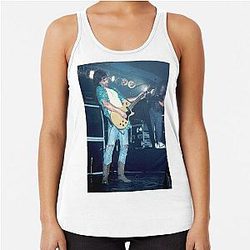 Billy Squier Photograph Racerback Tank Top