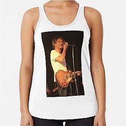 Billy Squier - Photograph Racerback Tank Top