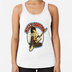 billy squier 1970s Classic vintage Custom Art Racerback Tank Top