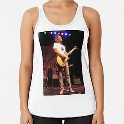 Billy Squier - Photograph Racerback Tank Top