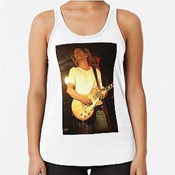 Billy Squier - Photograph Racerback Tank Top
