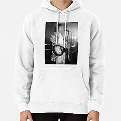 Billy Squier - BW Photograph Pullover Hoodie