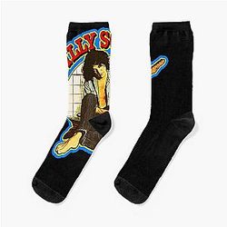 billy squier 1970s Classic vintage Custom Art Essential  Socks