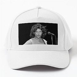 Billy Squier - BW Photograph Baseball Cap