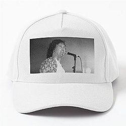 Billy Squier - BW Photograph Baseball Cap