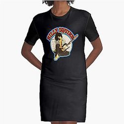 Billy Squier Graphic T-Shirt Dress