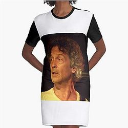 Billy Squier - Photograph Graphic T-Shirt Dress