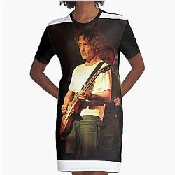 Billy Squier - Photograph Graphic T-Shirt Dress