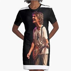 Billy Squier - Photograph Graphic T-Shirt Dress