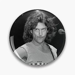 Billy Squier - BW Photograph Pin