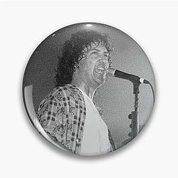 Billy Squier - BW Photograph Pin