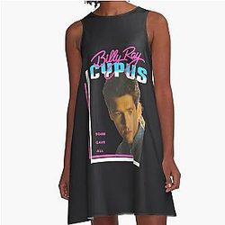 1992 Billy Ray Cyrus Vintage Achy Heart A-Line Dress