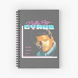 Billy Ray Cyrus Vintage Achy Breaky Heart Tour Classic Pop Culture Spiral Notebook